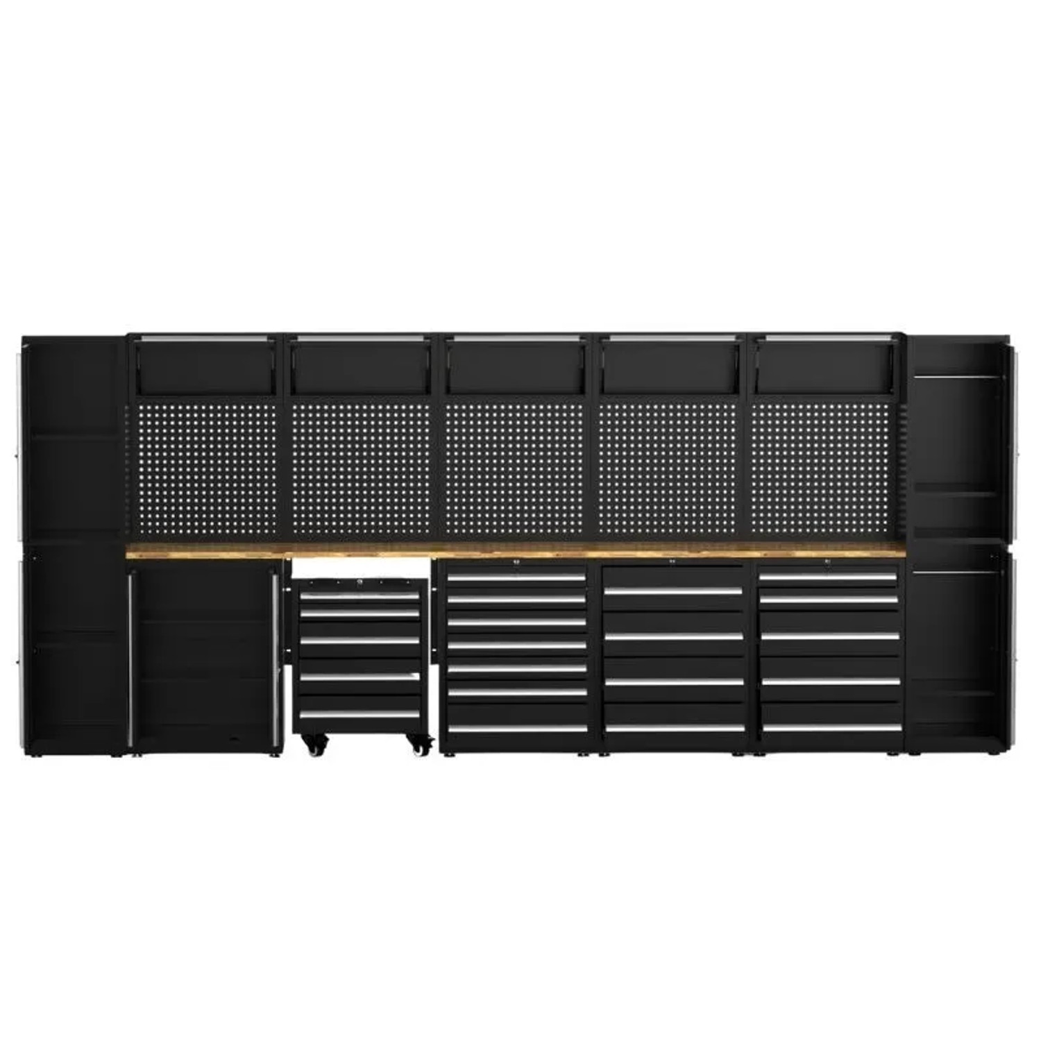 Galaflor Werkzeugschrank mit Arbeitsplatte 202,5x475x55 cm Werkzeugwand_4