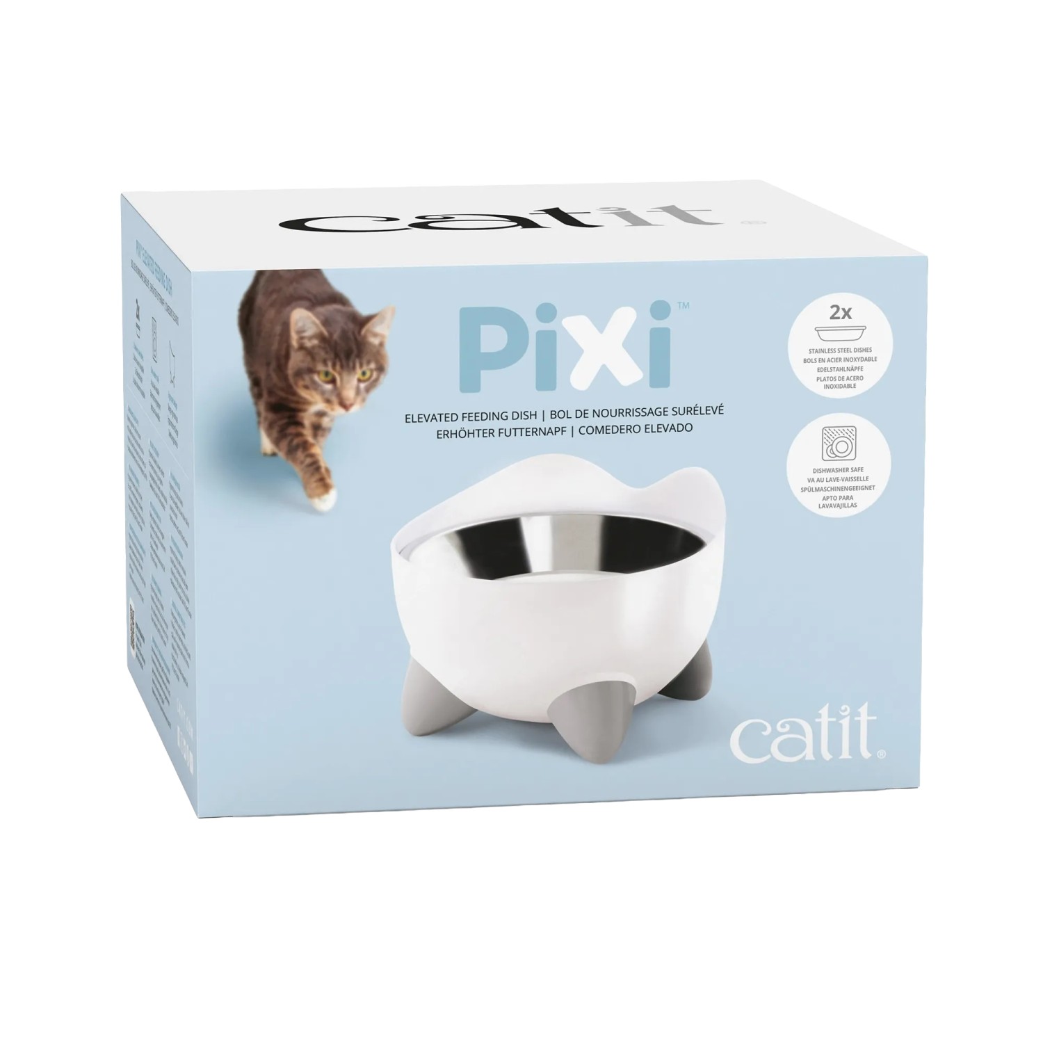 Catit Futternapf Pixi Erhöht Weiß 200 ml