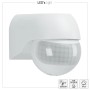 Weißer LED's light Aufputz-Bewegungsmelder 180° IP54 für Innen- und Außenbereiche.