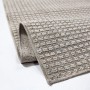 Grauer Flair Rugs Kurzflorteppich Speckle mit strukturiertem Boucle-Muster. Waschbarer Polyester-Teppich für Wohnräume.