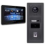 Goliath IP Video Türsprechanlage mit Kamera, 7 Zoll Display, Fingerprint, RFID, Anthrazit