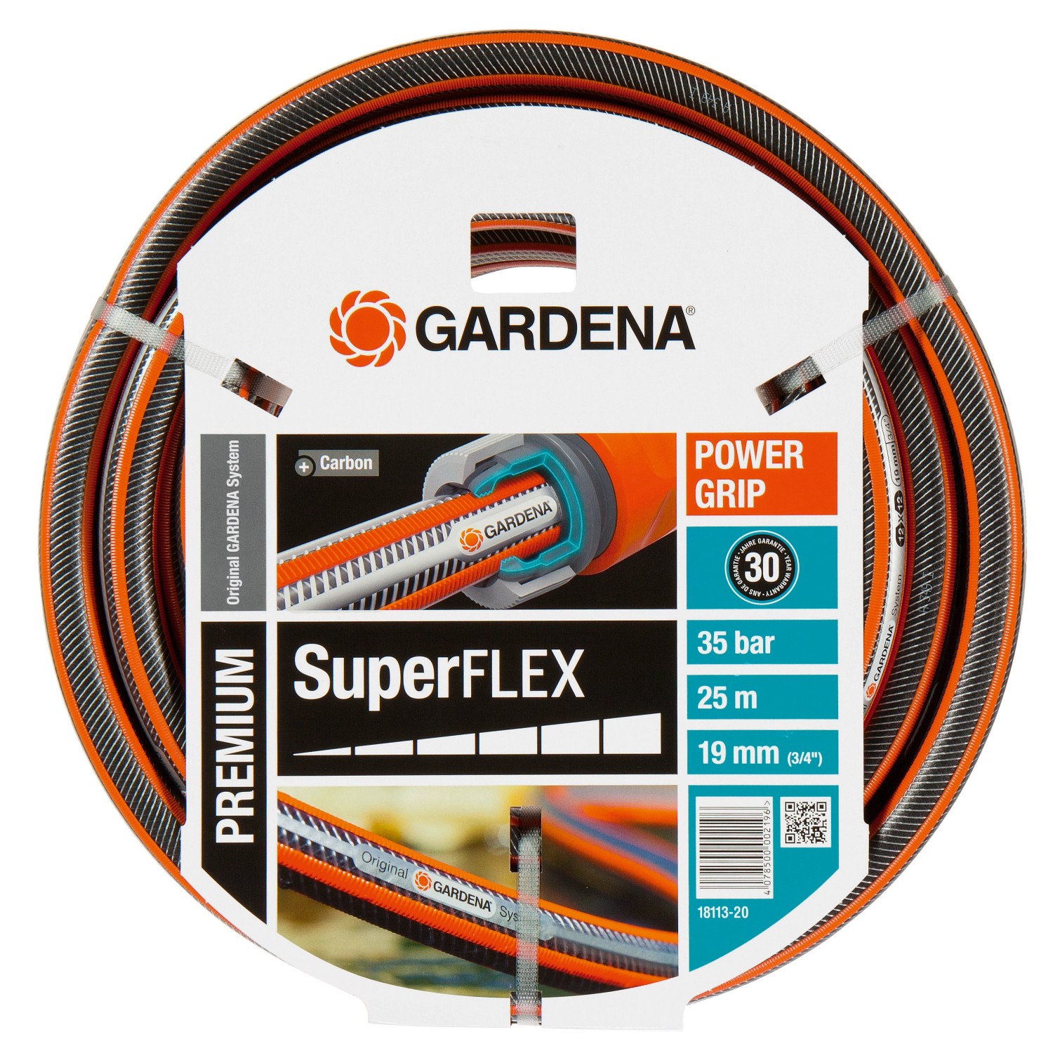 Premium SuperFlex Schlauch 19 mm (3/4 Zoll) 25 m ohne Systemteile