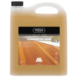 Woca Commercial Holzseife 5l Kanister, naturfarben, für manuelle & maschinelle Holzbodenreinigung.