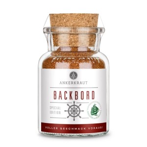Ankerkraut Backbord Gewürzmischung im Korkenglas, 85g. Gewürz für Gemüse und Fleisch.