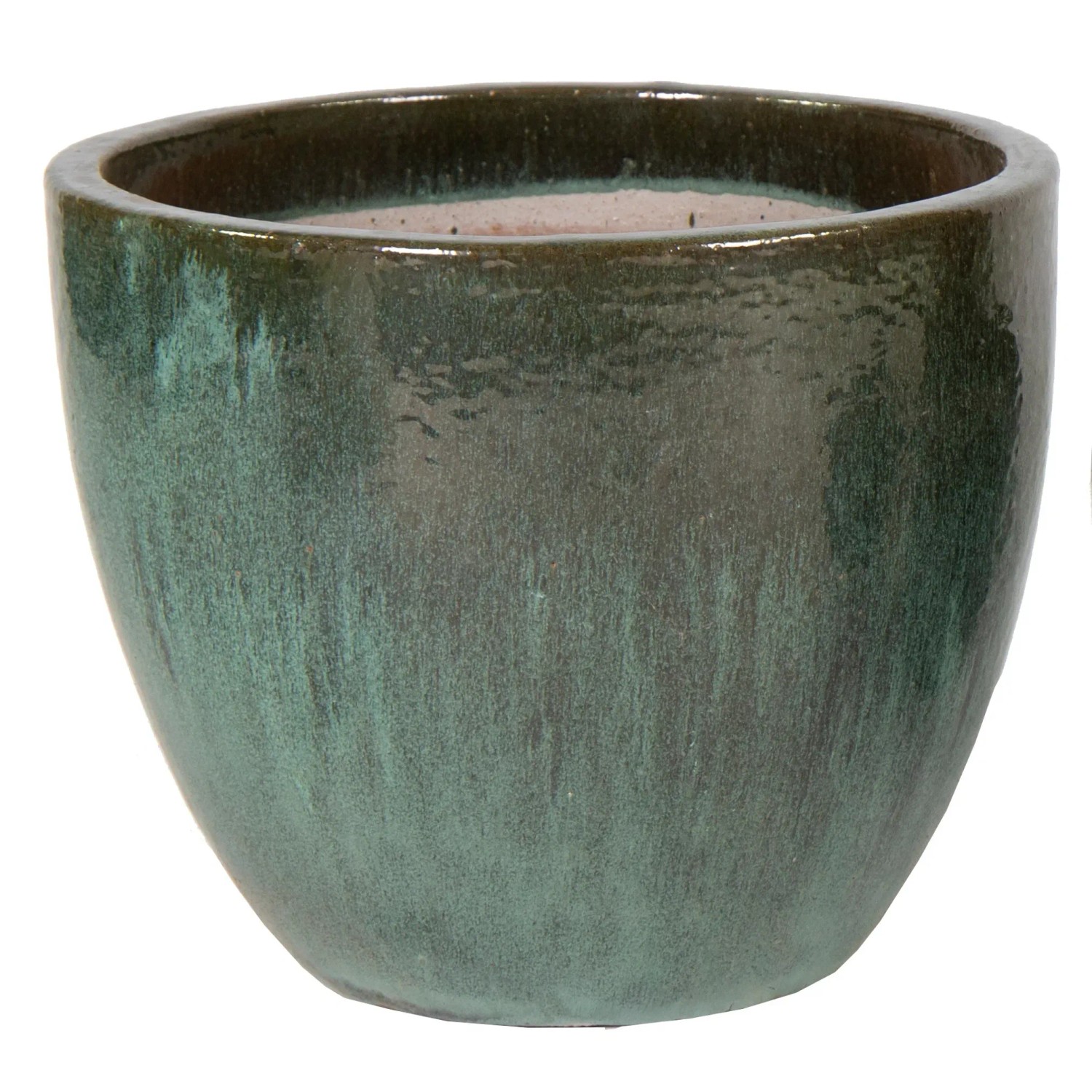 M Collections Pflanztopf Egg Pot Glasiert Grn 22 x 21 cm kaufen bei OBI