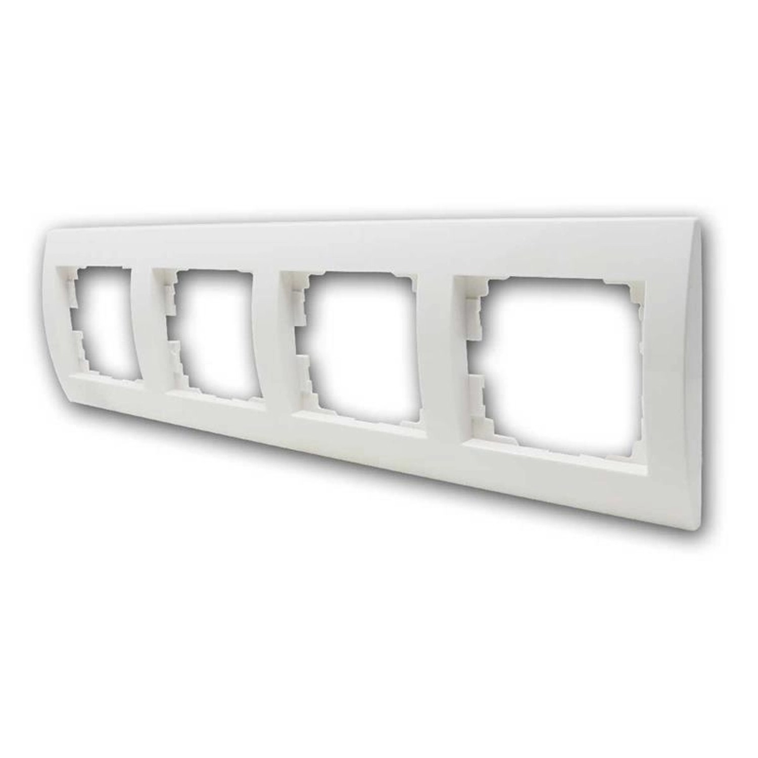 Kanlux LOGI Rahmen 4-fach horizontal Weiß