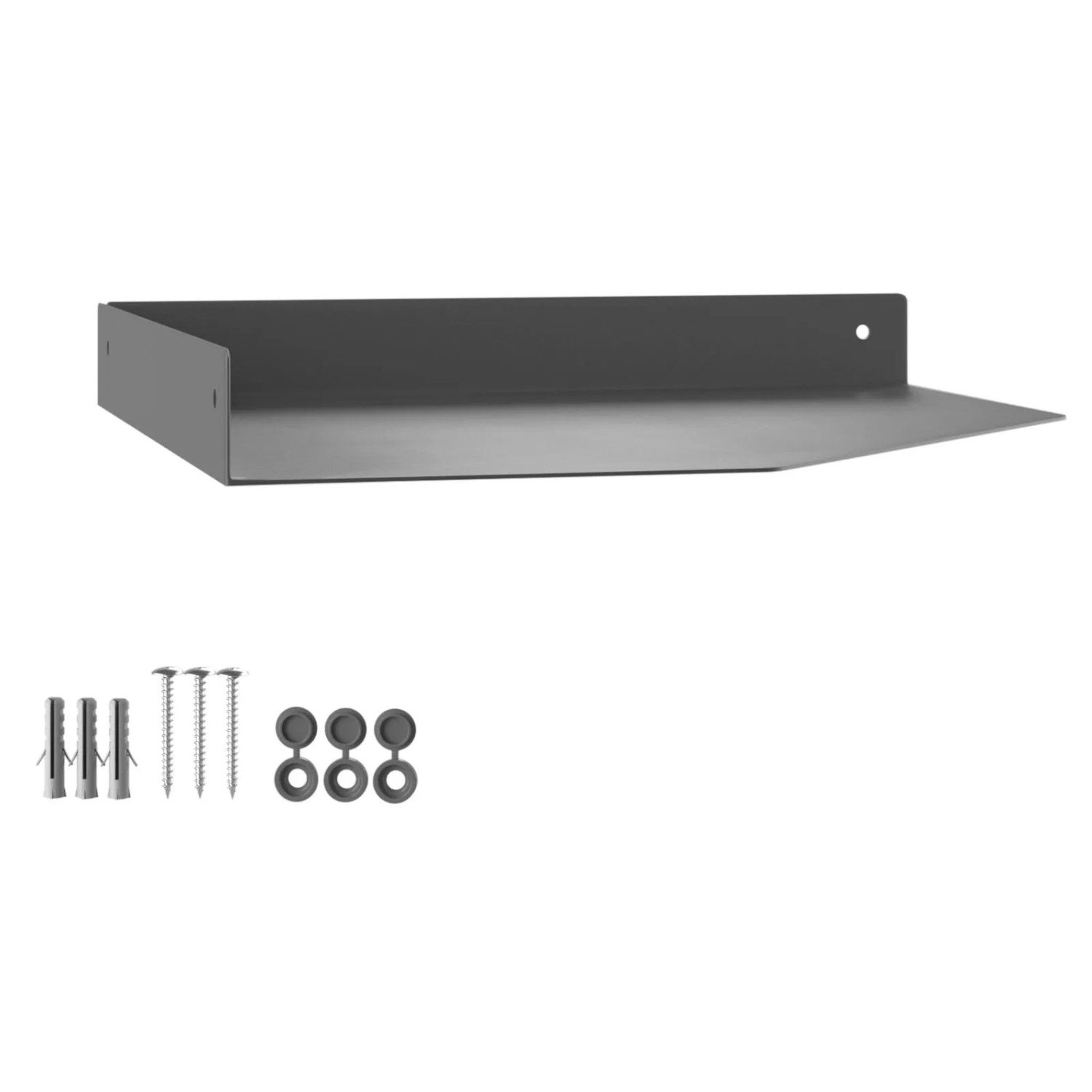 SOTECH Design Wandeckregal HOVER-X 250 x 250 x 30 mm Anthrazit für Wandmont günstig online kaufen