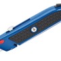 Blaues LUX Universalmesser Classic mit Trapezklinge für Bastelarbeiten.