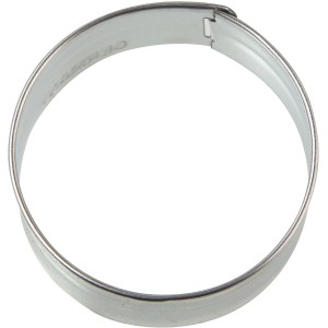 Zenker Ausstecher Kreis, Ø 54mm, Edelstahl, silberfarben. Küchenhelfer zum Backen.