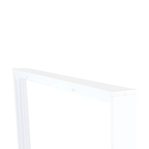 LUXULA Aufbaurahmen für Backlit LED-Panel 62x62cm Steckbar Weiß