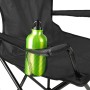 Wellogic Campingstuhl Faltbar Schwarz_3