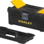 Stanley Werkzeugkoffer Essential 12,5 Zoll mit Metallschnallen und herausnehmbarer Trage.
