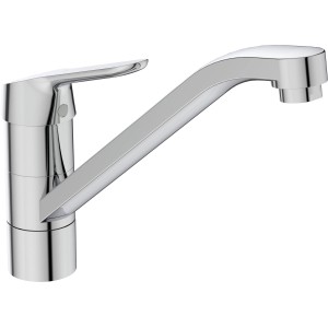 Ideal Standard Ceraflex Küchenarmatur in Chrom, Vorfenstermontage, Einhebelmischer.