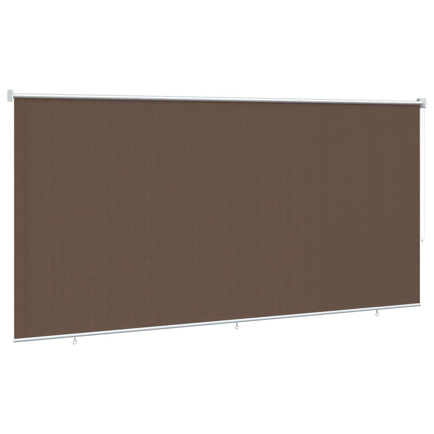 vidaXL Außenrollo 90% UV-Block Taupe 350 x 140 cm HDPE 42036153