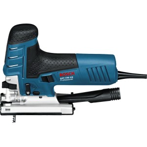 Bosch Professional GST 150 CE Stichsäge mit Zubehör im Karton, blau/schwarz.
