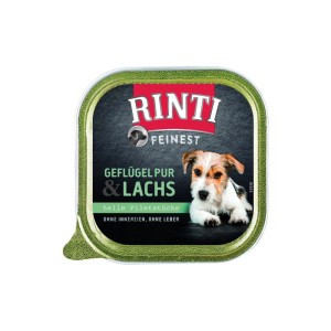 Rinti Hunde-Nassfutter Feinest Geflügel und Lachs 150 g