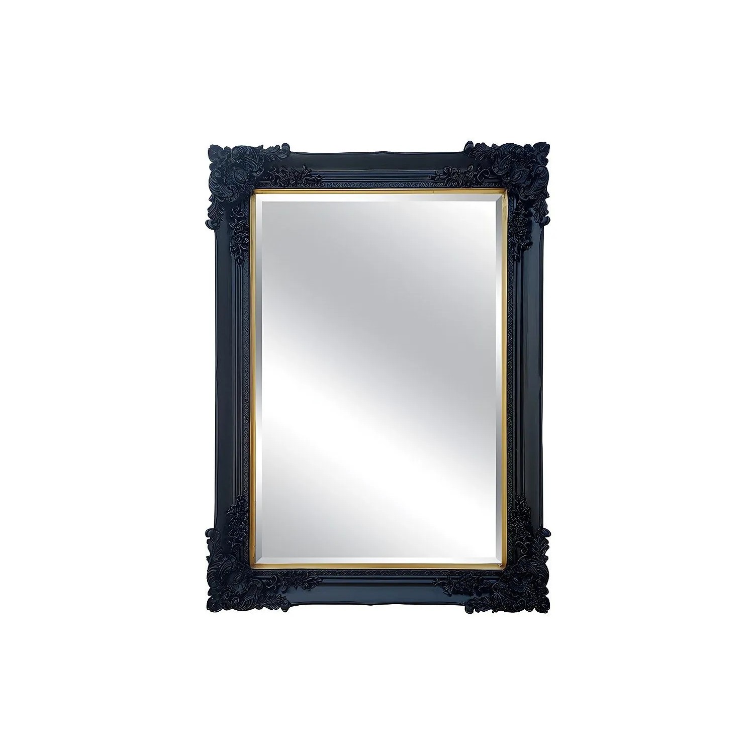 Vente-unique Wandspiegel Atalaya Schwarz 79 cm