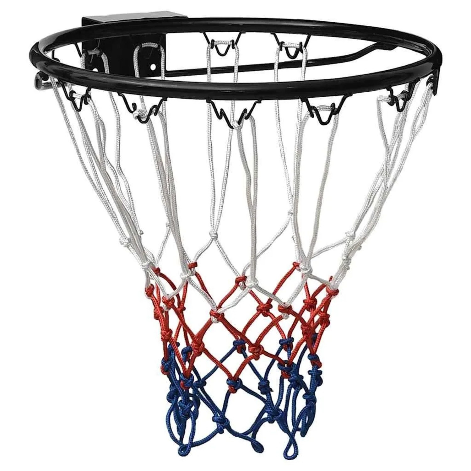 vidaXL Basketballring Schwarz 39 cm Stahl 93661