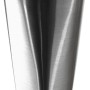 Hettich Möbelfuß Neiva, 100mm hoch, Edelstahl-Optik. Möbelbein für Tische und Schränke.