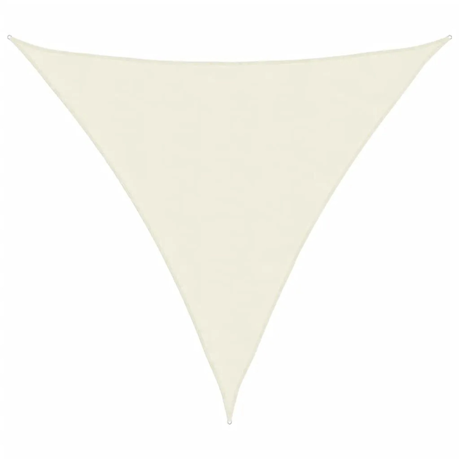 Furnicato Sonnensegel Oxford-gewebe Dreieckig 5x5x5 M Creme