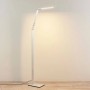 Lucande LED Stehlampe Nicano 9621660 Dimmbar Modern in Alu aus Aluminium 1-flammig Arbeitszimmerleuchte_6