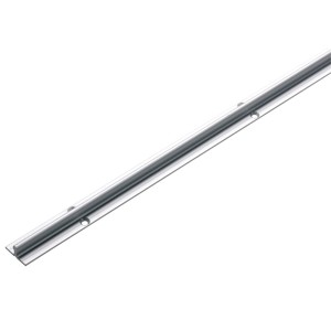 Hettich SlideLine 12 Laufprofil, Aluminium silber, für Schiebetürbeschläge, zum Aufschrauben.