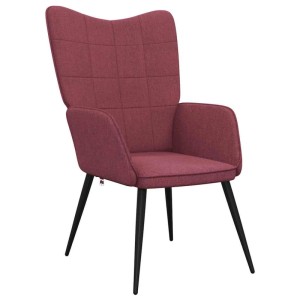 vidaXL Relaxsessel Weinrot Stoff 327949
