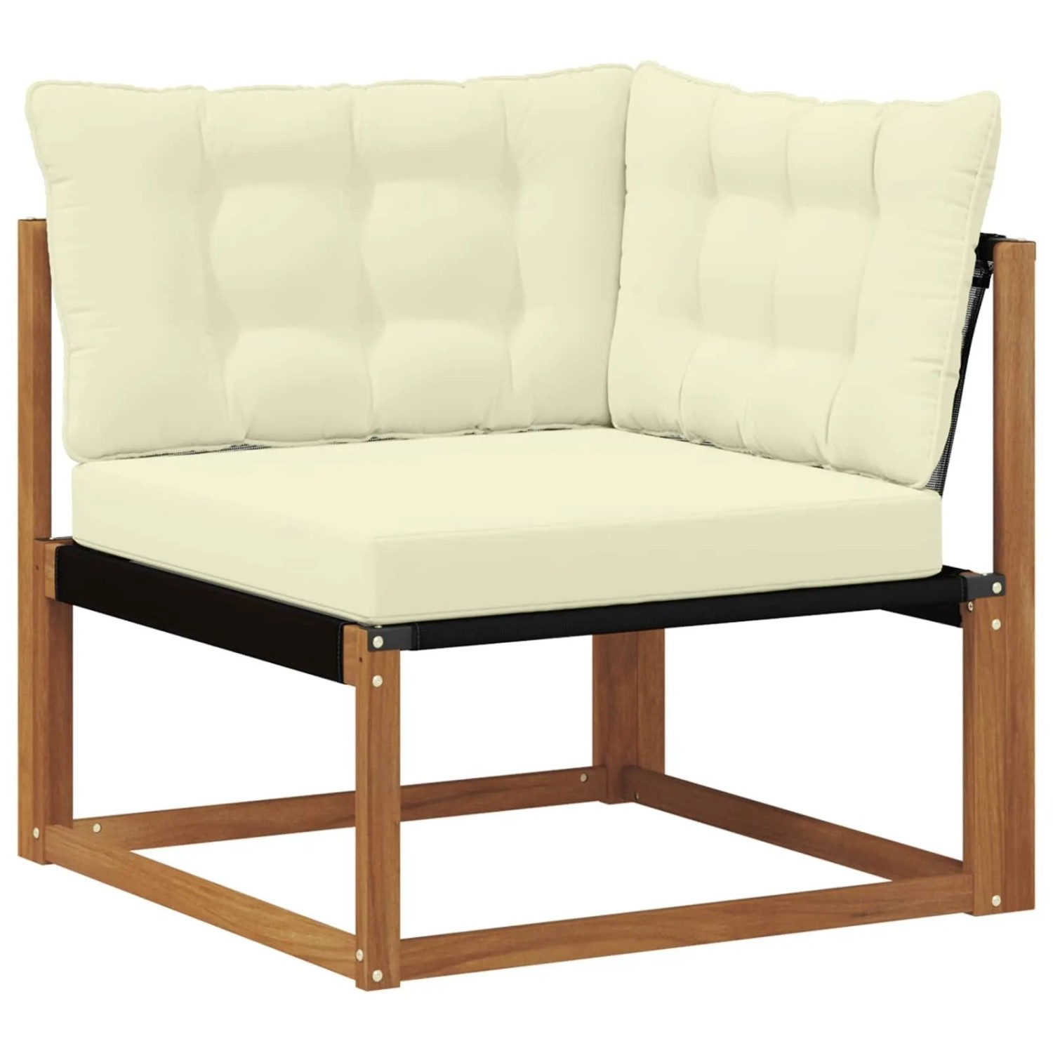 vidaXL Outdoor Ecksofa Massivholz Akazie Natur 900637