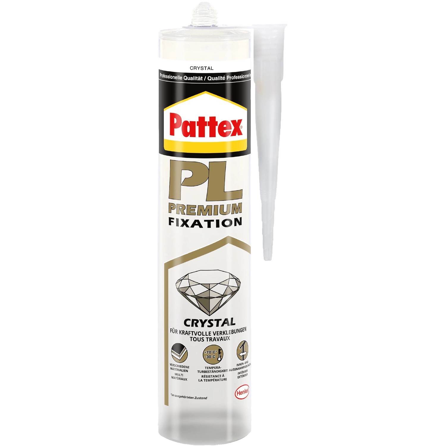 Pattex Montagekleber PL Premium Crystal transparente Dichtmasse 290 g