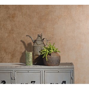 Marburg Vliestapete in Braun mit Betonoptik und leichtem Glanz. Dekorative Tapete für Wohnräume.