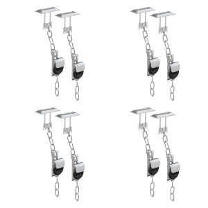 BASI Gitterrostsicherung GS 100, 4er Set für Kellerschächte, Einbruchschutz.