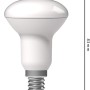 E14 LED Reflektorlampe R51, 4,9W, warmweiß, Abmessungen: 50x83mm. Energiesparend und langlebig.