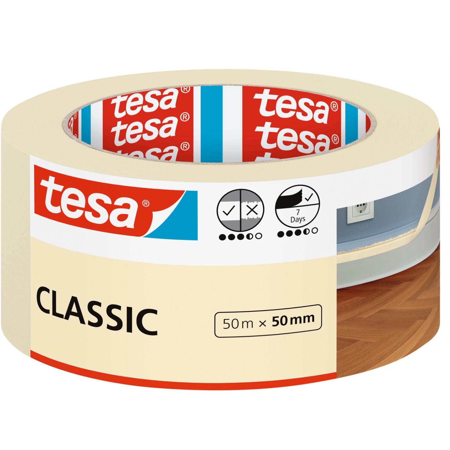 Tesa Malerband Classic 50 m : 50 mm