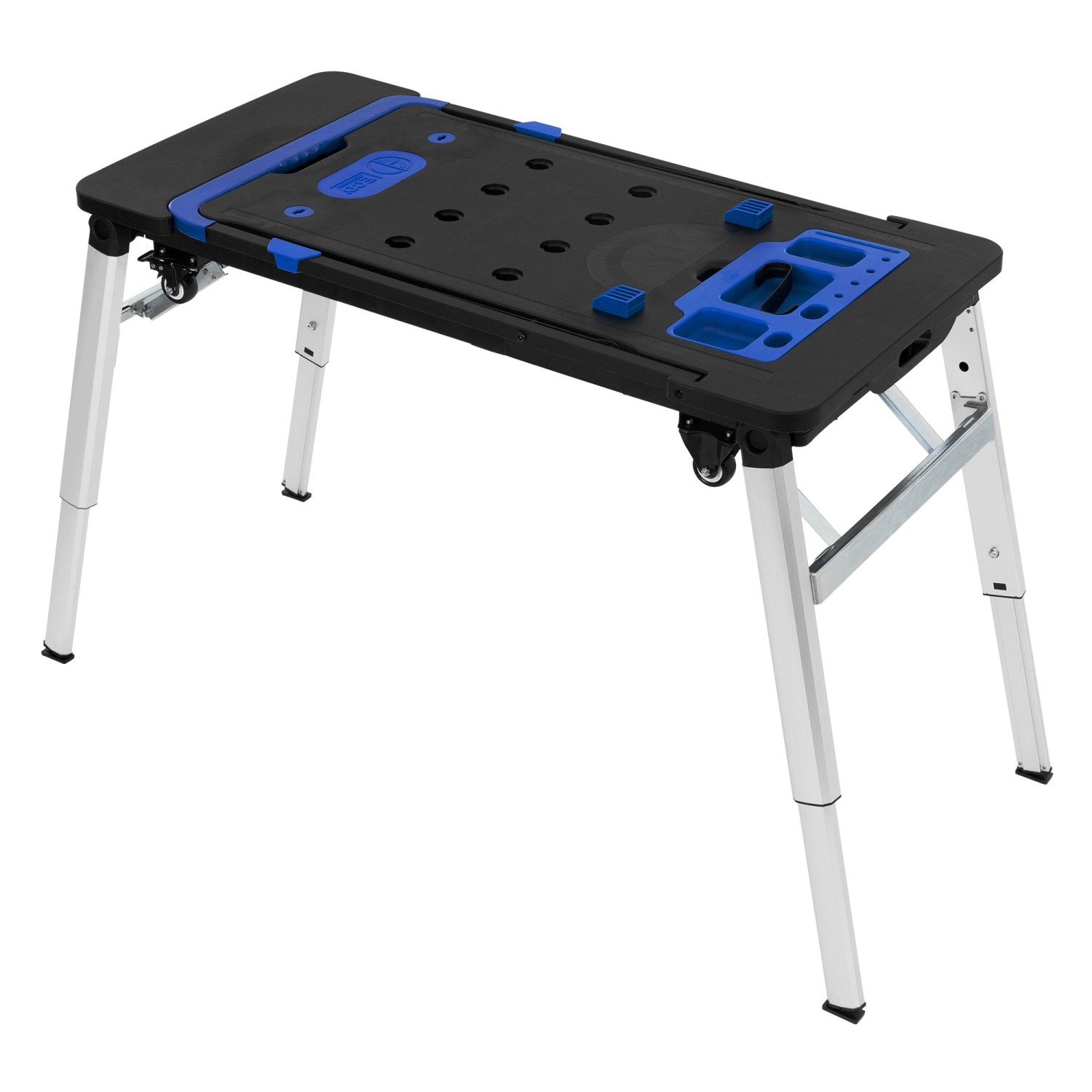 ECD Germany 7in1 Multifunktionale Werkbank Klappbar 109x55 cm Mobile 150-25 günstig online kaufen