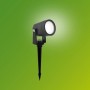 Schwarzer Philips Spot Reuel Niedervolt Gartenstrahler zur Erweiterung des GardenLink Systems.
