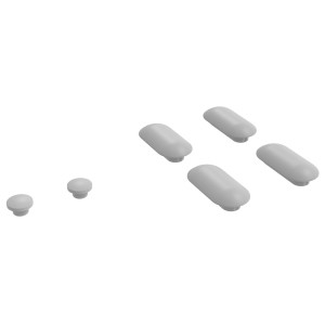 Ersatz-Puffer-Set für Domberg WC-Sitze DB3000/DB3001/DB3003, Zubehör für Toilettensitze.