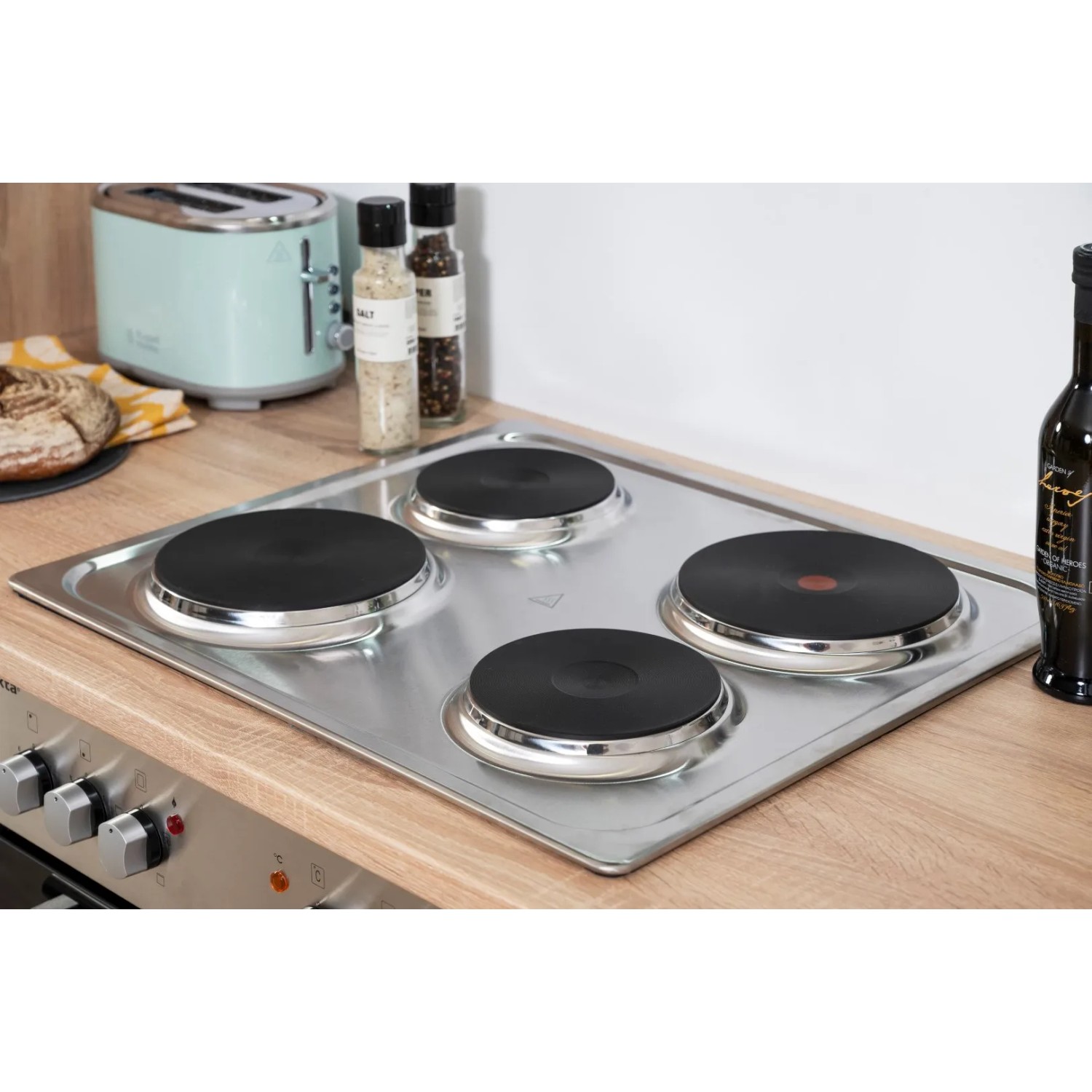 Respekta Herd-Set Kochmulde Edelstahl für Küchenzeile KB250ESG