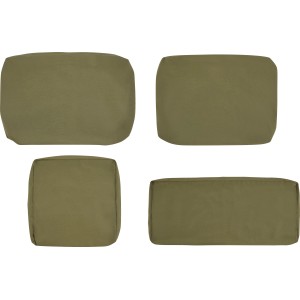 Ersatz-Kissenbezug Set (7-teilig) in Oliv für Scafford Sofa-Lounge-Set.