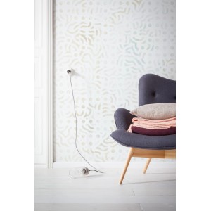 Komar Vlies Fototapete Unique, 400x280 cm, mit abstraktem Muster im Wohnraum.