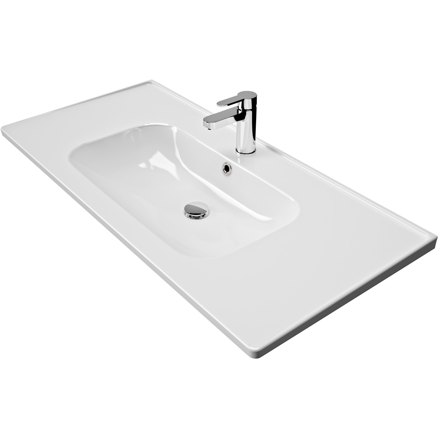 Pelipal Keramik-Waschbecken 108 cm Trentino