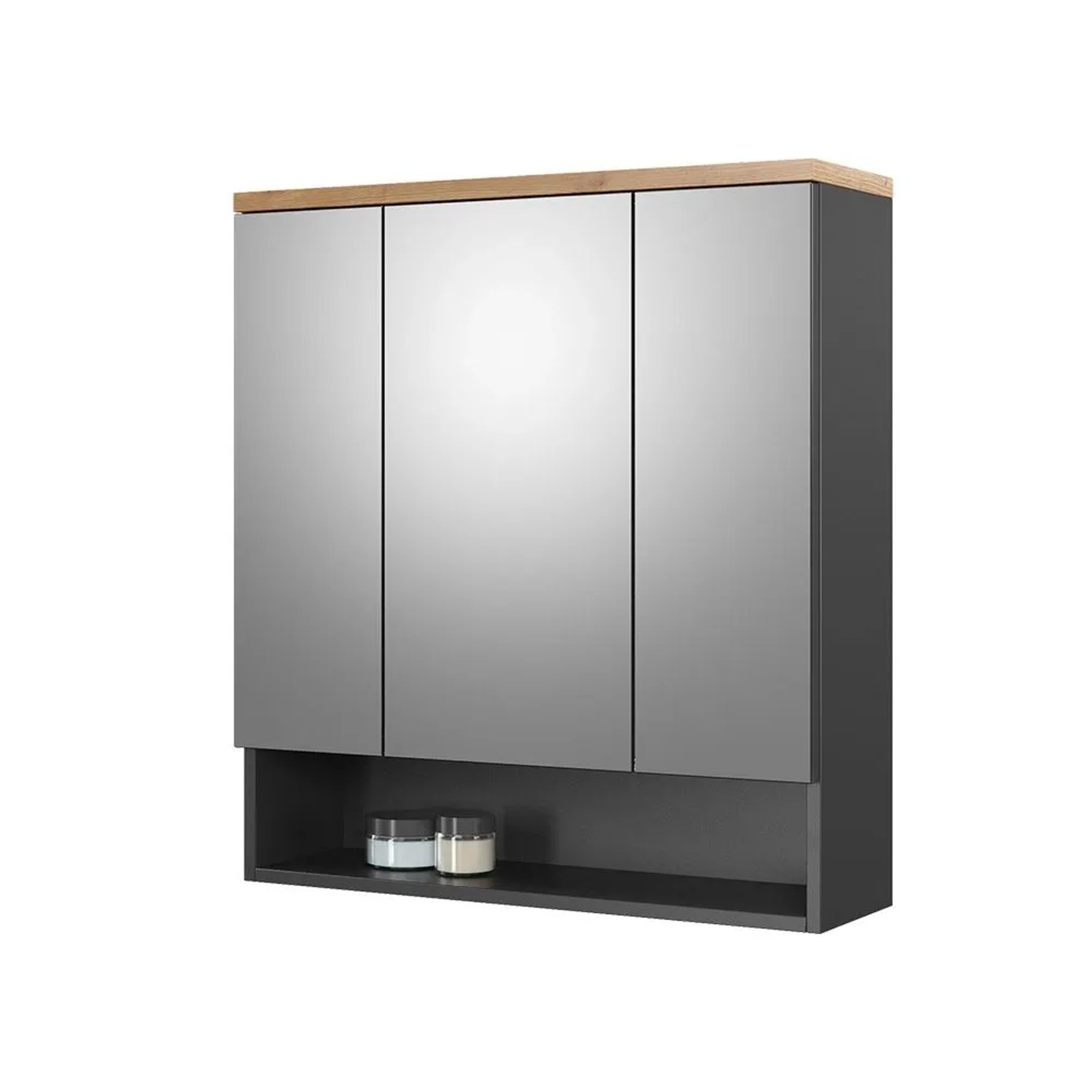 Vicco Badspiegelschrank Eden Anthrazit 70 x 78_6
