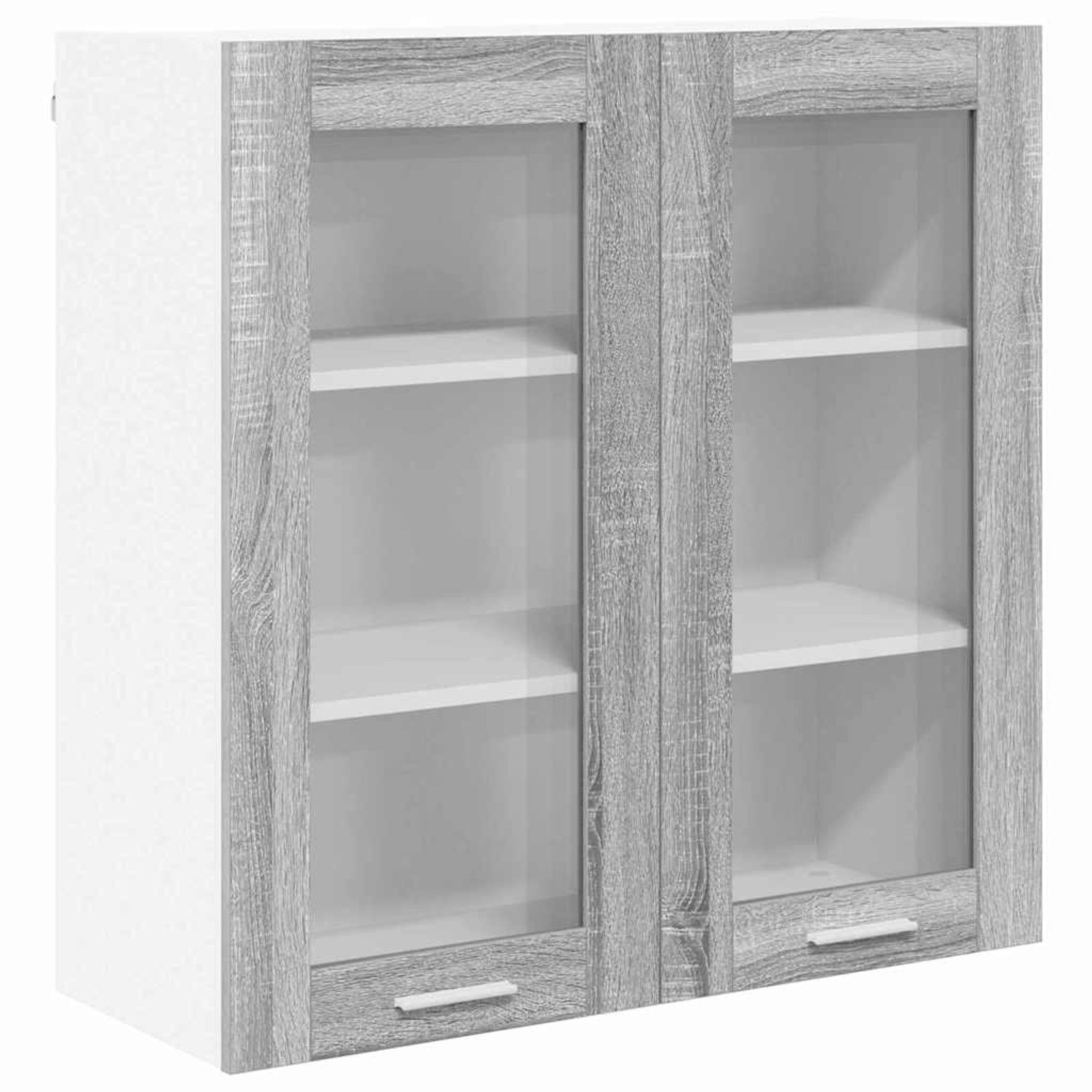 vidaXL Hängeschrank Riga Graues Sonoma 80 x 31 x 80 cm Holzwerkstoff 884327
