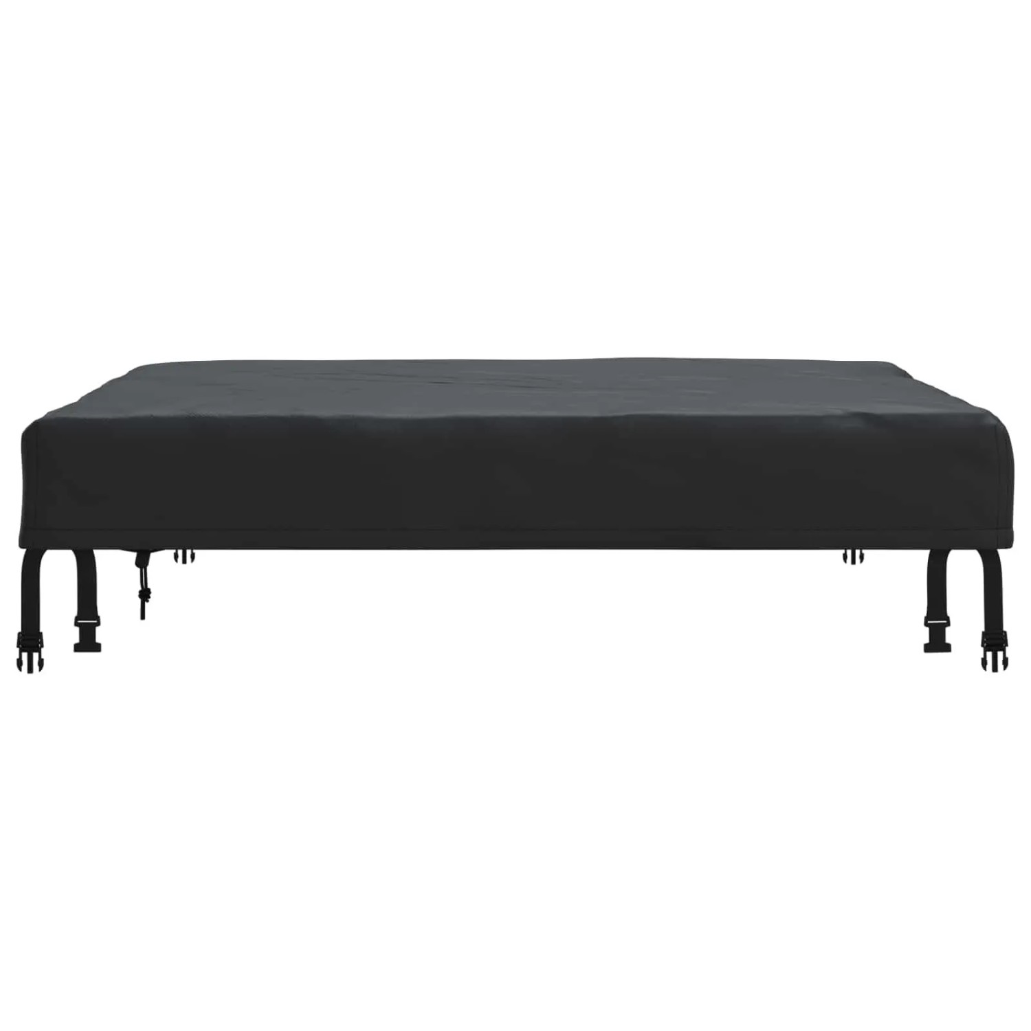 vidaXL Tischdecken Uni Schwarz 102 x 102 x 15 cm Stoff 4106083_8