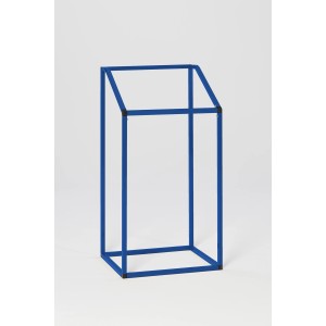 PROREGAL Robuster Müllsackhalter Aus Vierkantrohren Für 240 Liter HxBxT 119 x 63 x 54 cm Stahl Blau