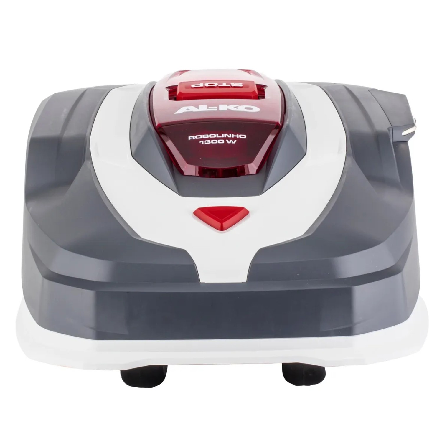 Al-Ko Robolinho 1.300 W Mähroboter in Grau, Weiß und Rot. Automatisches Rasenmähen für bis zu 1300 m².