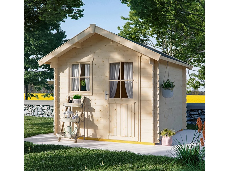 Skan Holz Holz-Gartenhaus Porto 250 cm x 200 cm bei OBI