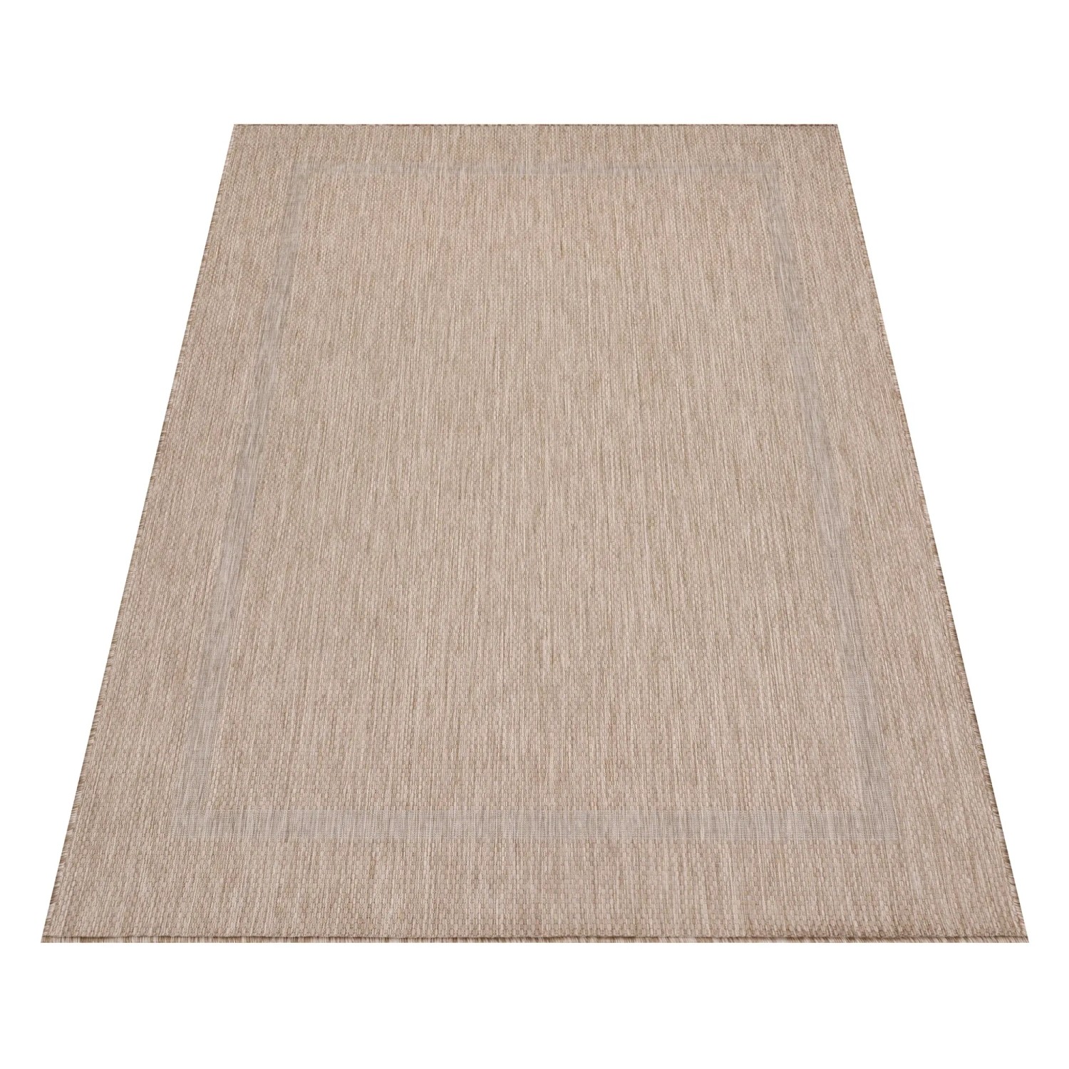 Beiger Ayyildiz In- & Outdoor-Teppich Relax, 80x150 cm, Sisaloptik, ideal für Balkon und Terrasse.