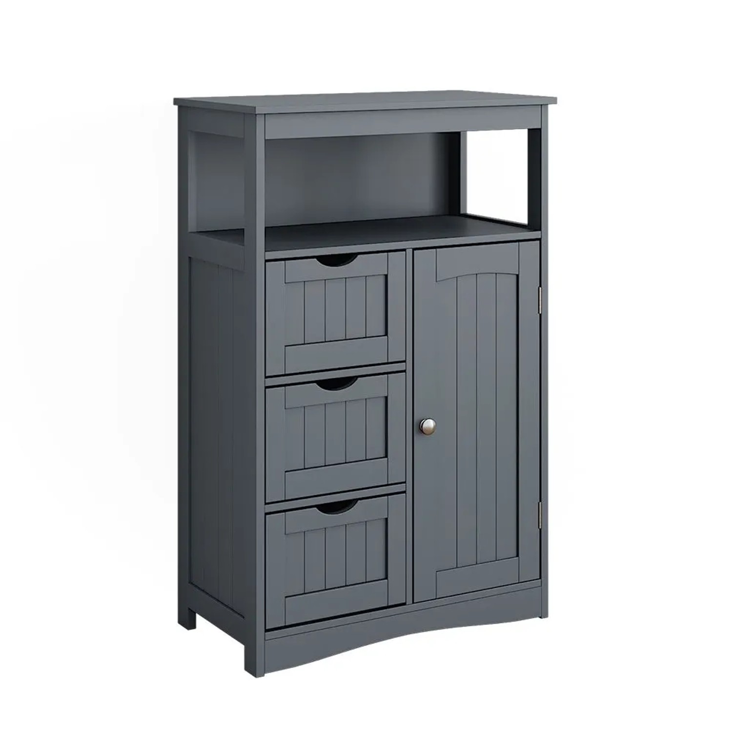 Vicco Midischrank Bianco Grau 56 x 87