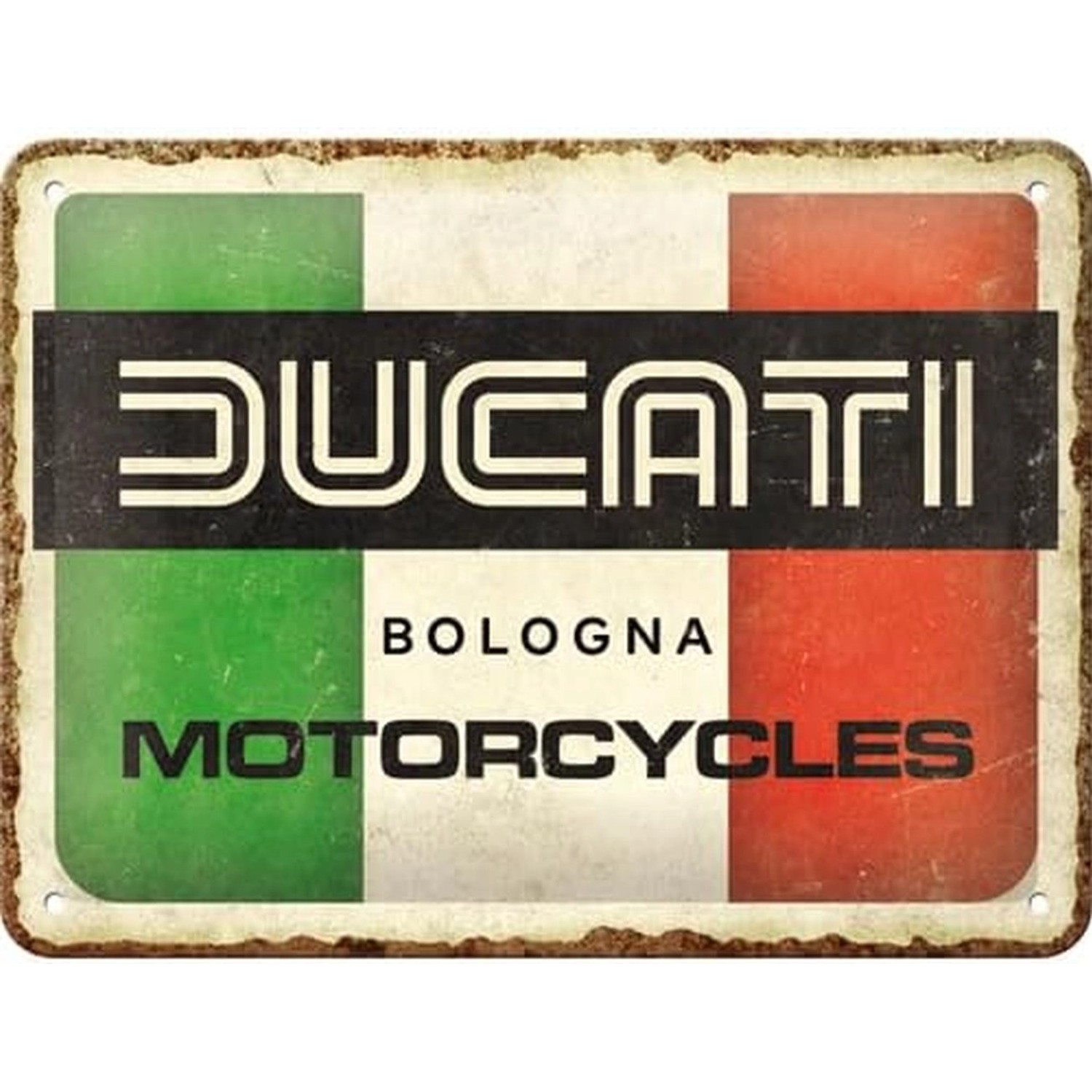 Nostalgic-Art Blechschild 15 x 20 cm -  Ducati - Italy Giugiaro Logo günstig online kaufen