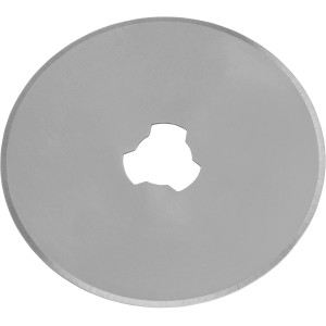 wolfcraft Ersatzklinge für Rollmesser, 45mm Durchmesser, Stahl, Zubehör für Rollschneider.